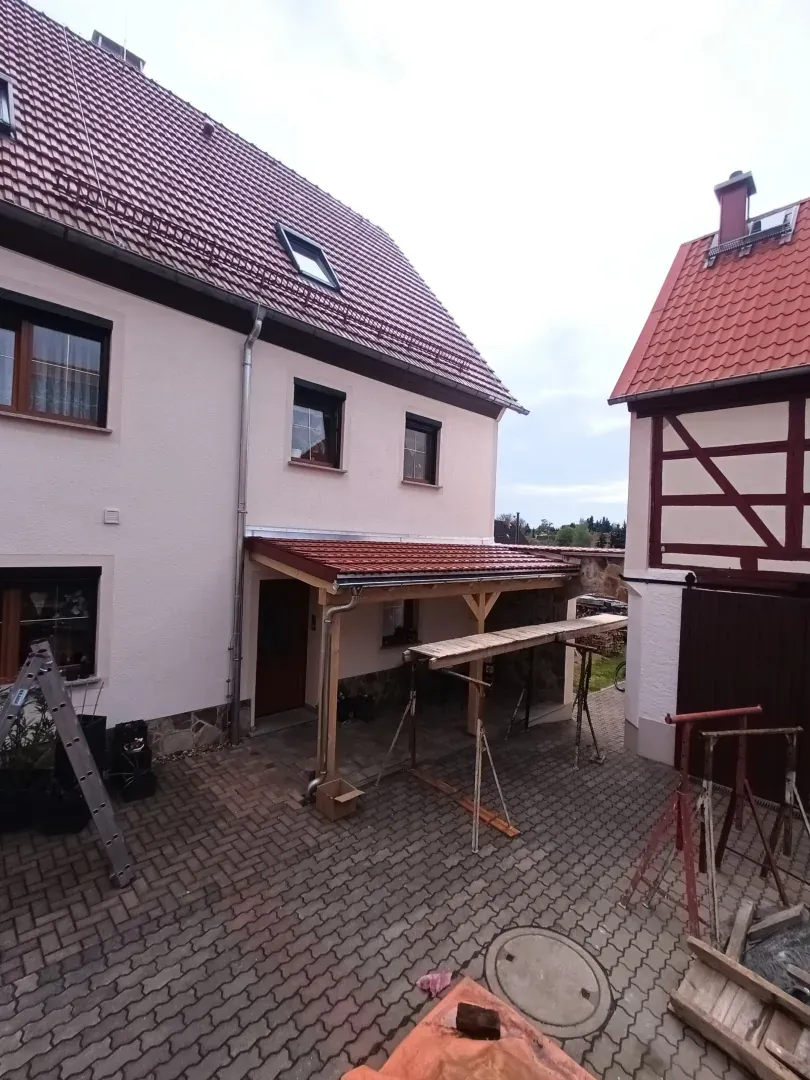 Vordach Neueindeckung in Nossen
